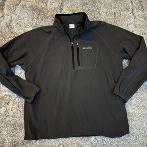 Columbia Charcoal Quarter-Zip Fleece